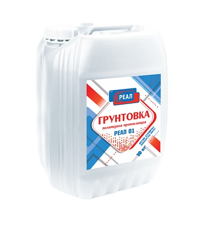 Грунтовка полимерная РЕАЛ 01 10 кг