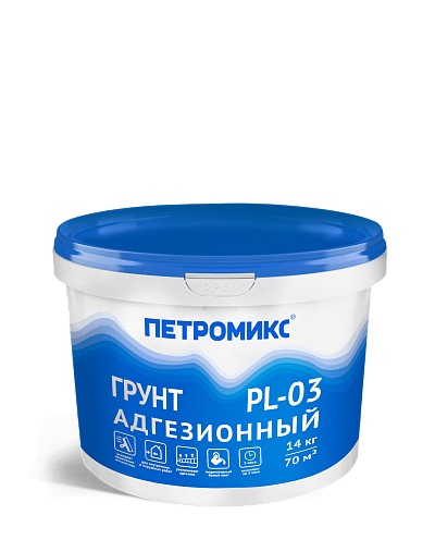 Адгезионный грунт ПЕТРОМИКС PL-03 14 кг