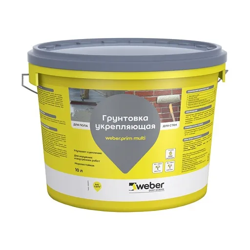 Грунтовка Weber.prim multi 10 л фото 0