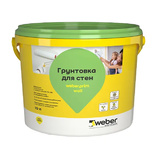 Грунтовка глубокого проникновения Weber.prim wall 10 л фото 0