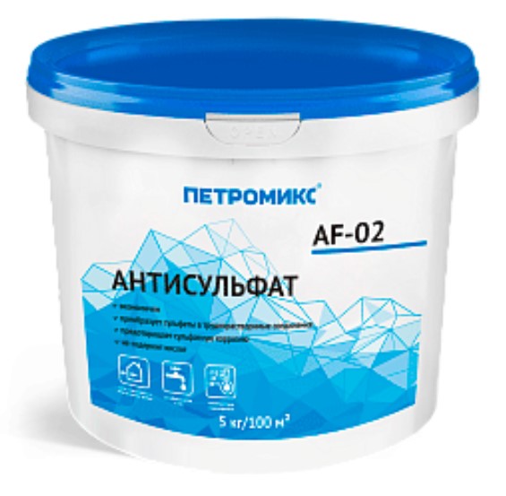 Антисульфат ПЕТРОМИКС AF-02 5 кг фото 0