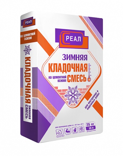 Кладочная смесь РЕАЛ Зимняя 25 кг
