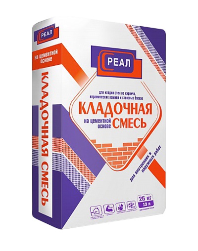 Кладочная смесь РЕАЛ 25 кг фото 0