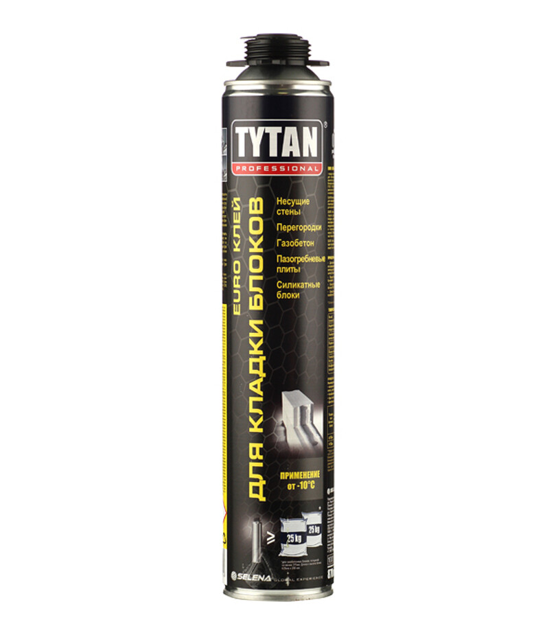 Клей для кладки блоков профессиональный Tytan Professional EURO 870 мл фото 0