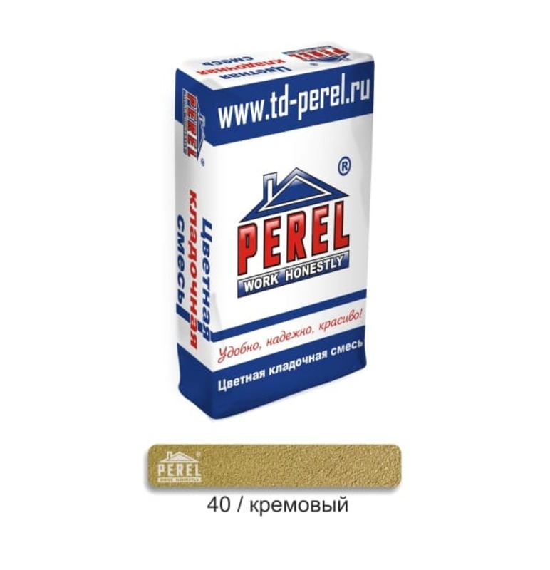 Цветная кладочная смесь PEREL NL 0140 кремовый 50 кг фото 0