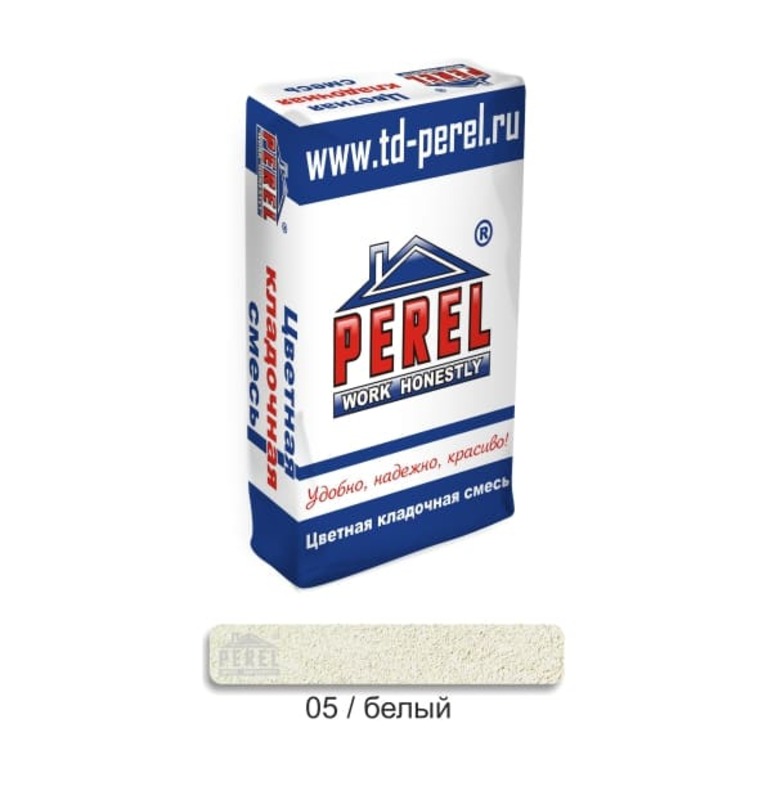 Цветная кладочная смесь PEREL VL 0205 белый 25 кг фото 0