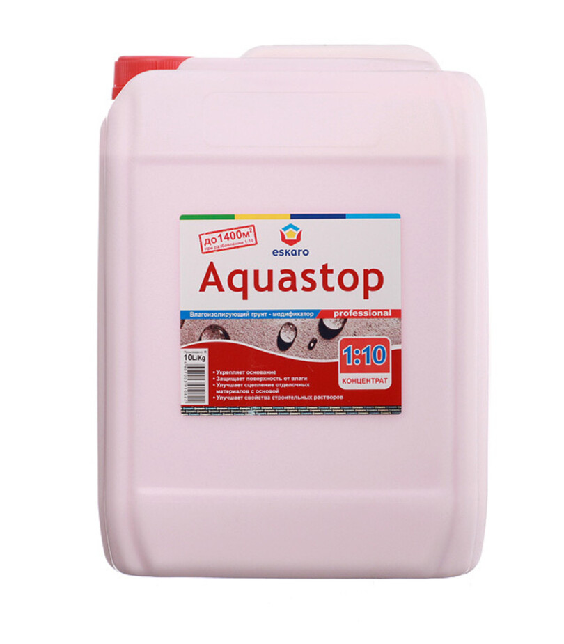 Грунт Eskaro Aquastop Professional 10 л концентрат 1:10 фото 0