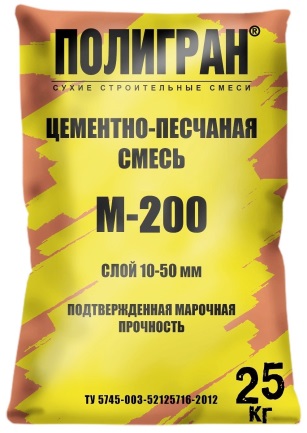 ЦПС ПОЛИГРАН М200 25 кг